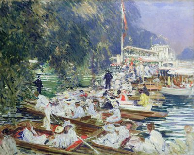 De Regatta door Jacques Emile Blanche